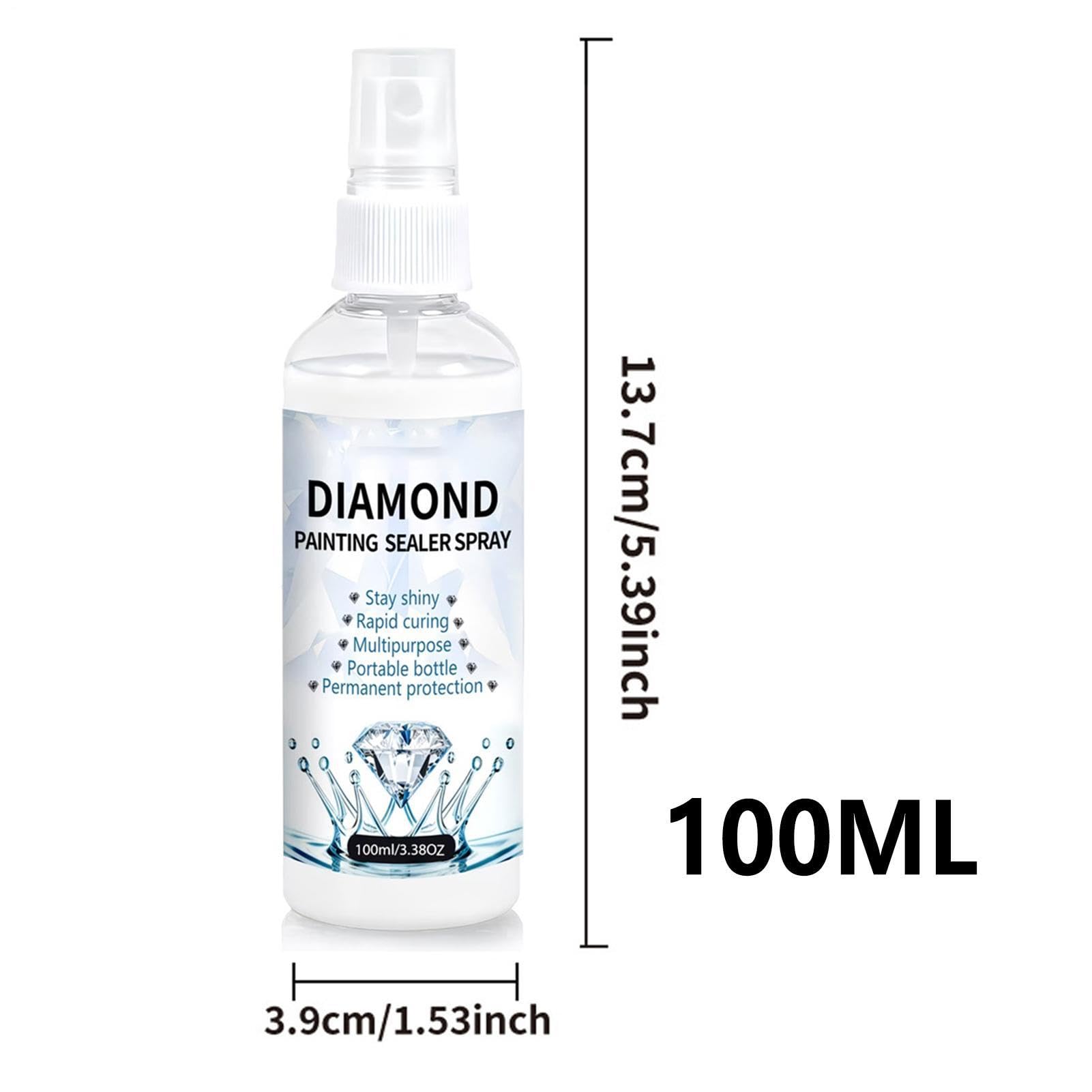 Amazon.co.jp: ダイヤモンドアート用仕上げスプレー 100ml 速乾安全